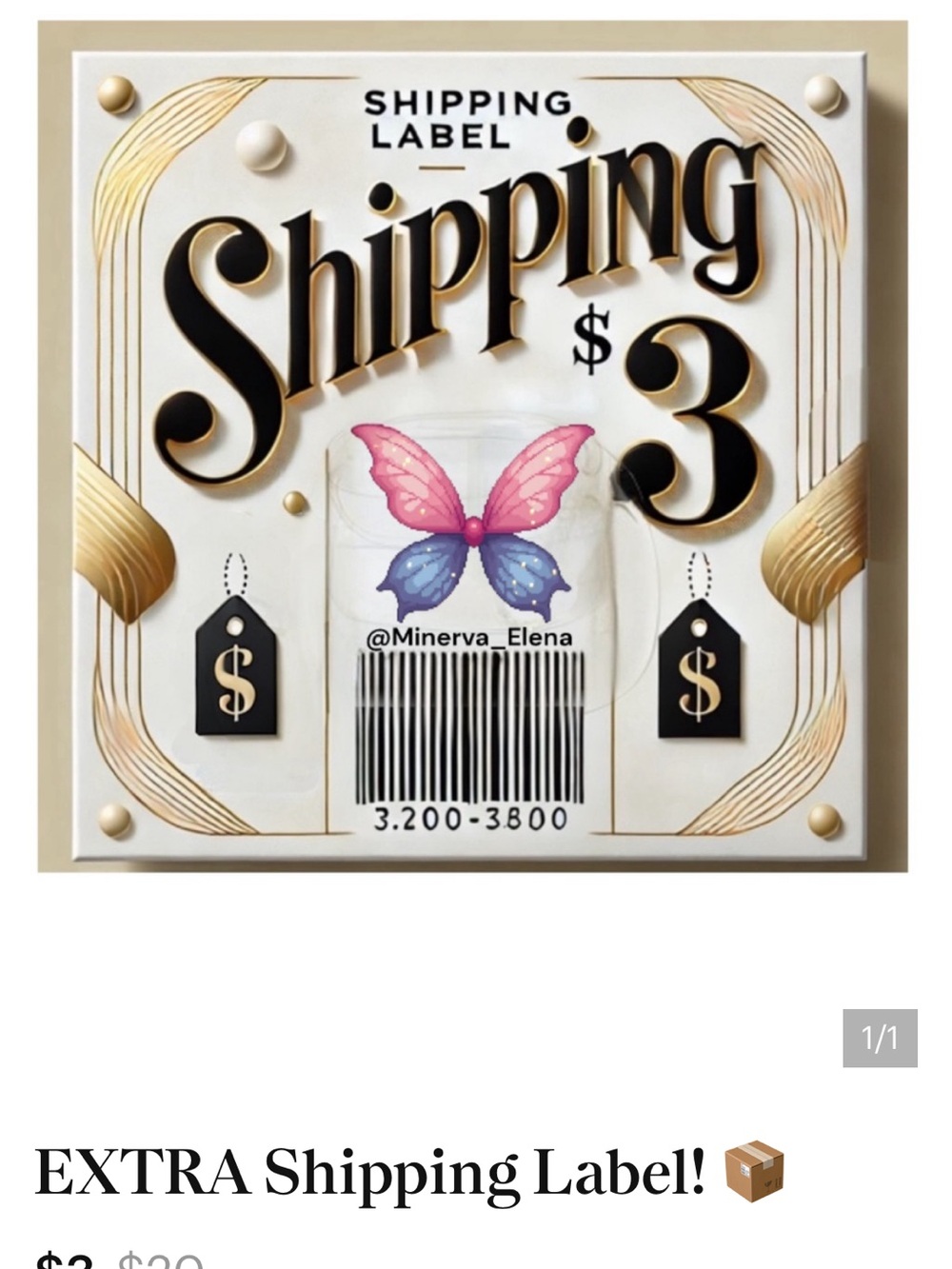 Extra Shipping Label